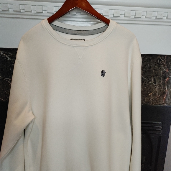 IZOD MENS SOFTEST CREWNECK FLEECE SWEATSHIRT, IVORY XXL - Picture 2 of 6